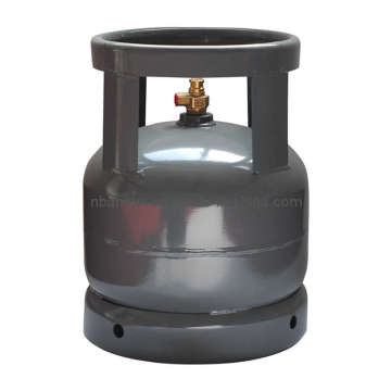 Cilindro de Gas GLP y tanque de Gas de acero (AS-LPG-6KGB)